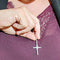Pendentif Gioielleria Guidetti - Pendentif croix en or blanc et diamants 58 Facettes G3941