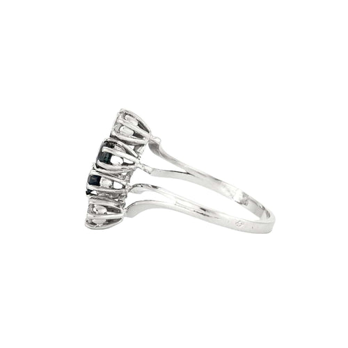 Bague 52 Toi et Moi - Bague en or jaune, saphirs et diamants 58 Facettes BO/230121