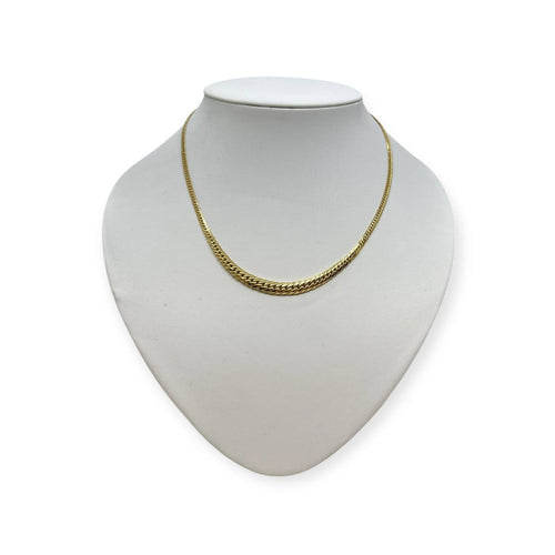 Collier Collier maille anglaise en or jaune 750 58 Facettes 330093394