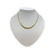 Collier Collier maille anglaise en or jaune 750 58 Facettes 330093394