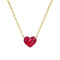 Collier Heart to Have - Collier en or 18 carats et rubis 58 Facettes GPD1334YG
