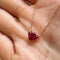 Collier Heart to Have - Collier en or 18 carats et rubis 58 Facettes GPD1334YG