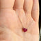 Ruby by Heart - 18K金红宝石项链 