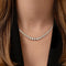 Collier Disco - Collier tennis en or blanc 18K et diamants 58 Facettes GPD1056WG
