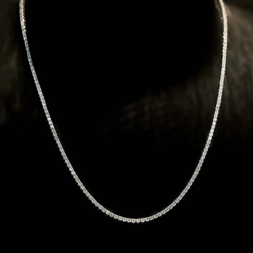 Collier AITCHES - Collier tennis Embrace en or blanc 18K et diamants 58 Facettes GPD1045WG