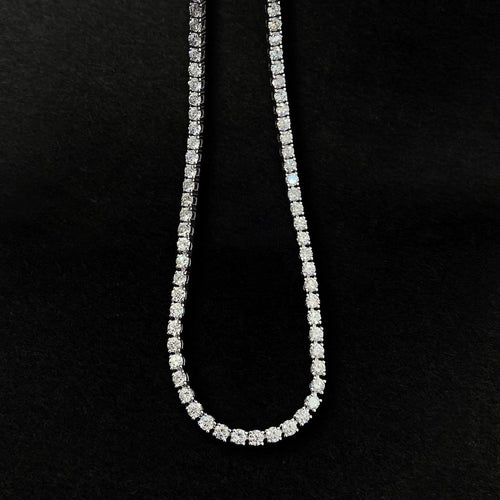 Collier Embrace - Collier tennis en or blanc 18K et diamants 58 Facettes GPD1045WG