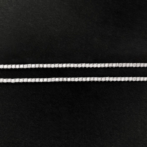 Collier AITCHES - Collier tennis Embrace en or blanc 18K et diamants 58 Facettes GPD1045WG