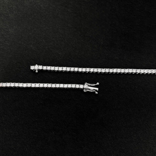 Collier AITCHES - Collier tennis Embrace en or blanc 18K et diamants 58 Facettes GPD1045WG