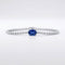 Bracelet AITCHES - Bracelet tennis en or blanc 18K avec saphir et diamants 58 Facettes GBT1042WG