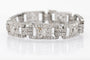 Bracelet Art Déco - Bracelet en platine et diamants taille ancienne 58 Facettes 12151