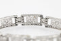 Bracelet Art Déco - Bracelet en platine et diamants taille ancienne 58 Facettes 12151