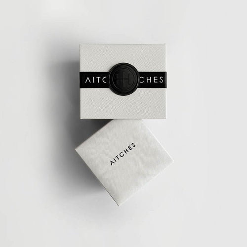 Aitches - Jullie耳环，采用银纯银镀18K金和绿色孔雀石 