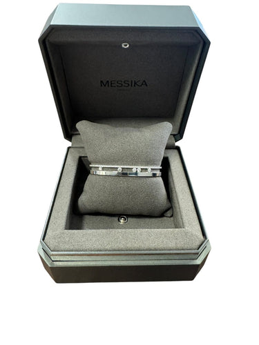 Bracelet Messika - Bracelet Move Romane en or blanc et diamants 58 Facettes X04621