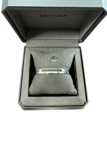 Bracelet Messika - Bracelet Move Romane en or blanc et diamants 58 Facettes X04621