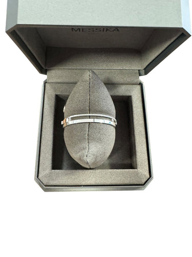 Bracelet Messika - Bracelet Move Romane en or blanc et diamants 58 Facettes X04621
