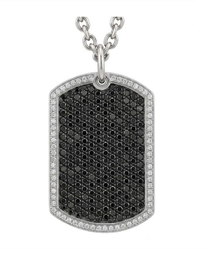 Collier Édouard Nahum - Collier plaque en or blanc et diamants 58 Facettes Guimel plaque Nahum