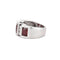 Bague 53 Bague en or blanc 18 carats, diamants et rubis 58 Facettes BO/230061/