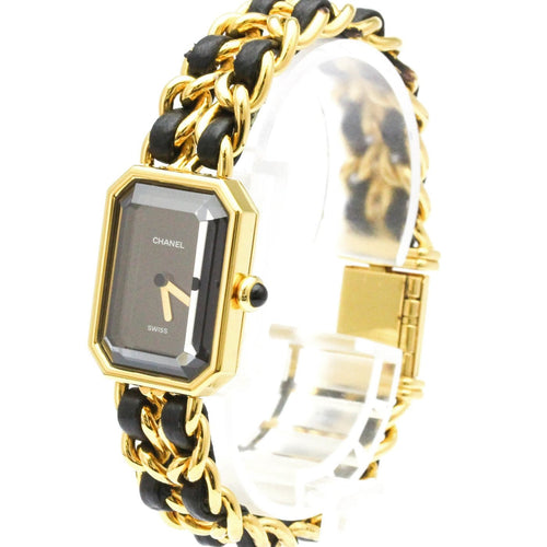 Montre Chanel - Montre Première Rock quartz plaquée or et cuir 58 Facettes uyvwnrfz3r
