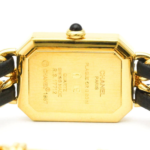 Montre Chanel - Montre Première Rock quartz plaquée or et cuir 58 Facettes uyvwnrfz3r