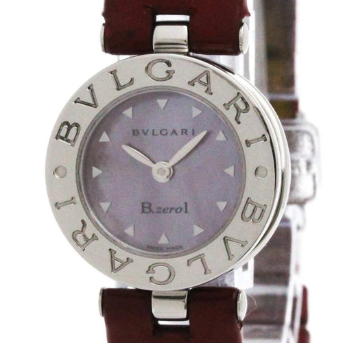 Montre Bvlgari B.Zero1 - Montre quartz en acier inoxydable et cuir 58 Facettes fkekyxk0dx