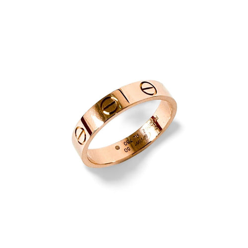Bague 50 Cartier Love - Bague en or rose 18K 58 Facettes xsw8041452