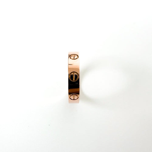 Bague 50 Cartier Love - Bague en or rose 18K 58 Facettes xsw8041452