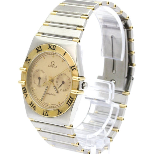 Montre Omega Constellation Quartz Watch Stainless Steel and Yellow Gold 58 Facettes g3u3plrdv7
