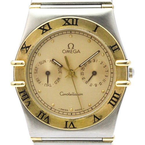 Montre Omega Constellation Quartz Watch Stainless Steel and Yellow Gold 58 Facettes g3u3plrdv7