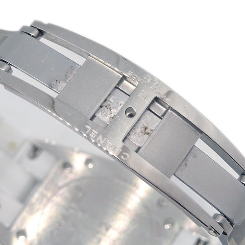 Montre Chanel J12 - Montre quartz en céramique et acier inoxydable avec index diamant 58 Facettes kgizel3xi7