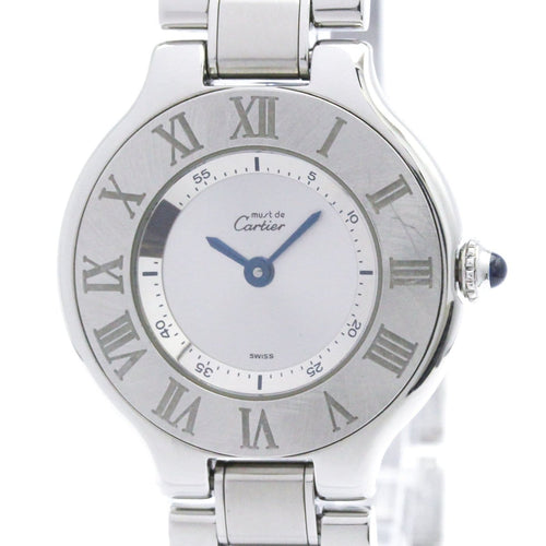 Montre Cartier Must de Cartier 21 - Montre en acier inoxydable 58 Facettes yg1lhr2qqm