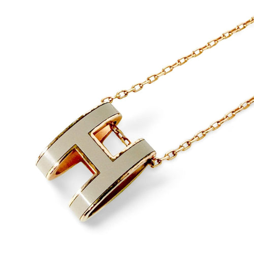 Collier Hermès - Collier Mini Pop H en métal et émail 58 Facettes ugfhy16uv9