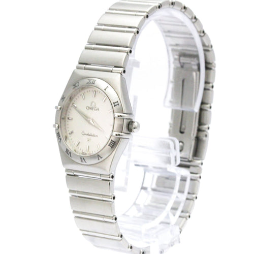 Montre Omega Constellation My Choice Quartz Watch Stainless Steel and Mother of Pearl 58 Facettes peyytnqqxa