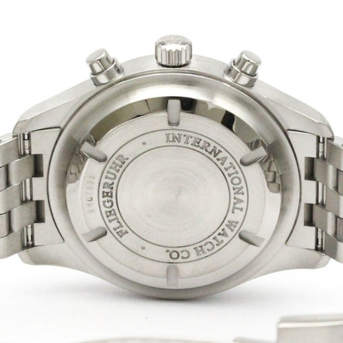 Montre IWC Schaffhausen Pilot Chronograph Automatic Watch Stainless Steel 58 Facettes xc3ms7rc6u