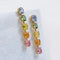 Boucles d'oreilles AITCHES - Boucles d'oreilles saphirs arc-en-ciel en or 18K 58 Facettes GER1018YG