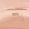 Boucles d'oreilles AITCHES - Boucles d'oreilles Jullie Square en argent 925 plaqué or rose 58 Facettes SER1002RG