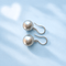 Boucles d'oreilles Boucles d’oreilles pendantes - Perles de culture de Tahiti rondes en or blanc 18K 58 Facettes 1783
