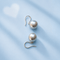 Boucles d'oreilles Boucles d’oreilles pendantes - Perles de culture de Tahiti rondes en or blanc 18K 58 Facettes 1783
