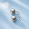 Boucles d'oreilles Boucles d’oreilles pendantes - Perles de culture de Tahiti rondes en or blanc 18K 58 Facettes 1783