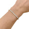 Bracelet Bracelet ligne deux ors, diamants, 2 carats. 58 Facettes 35592