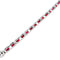 Bracelet Bracelet or blanc, diamants et rubis. 58 Facettes 35546