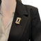 Broche Broche Cartier, "Double C", or jaune, diamants. 58 Facettes 35457