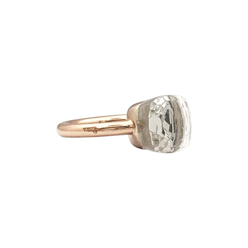 Bague 53 Bague Pomellato, "Nudo Classique", deux ors et topaze blanche. 58 Facettes 35620