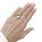 Bague 53 Bague Pomellato, "Nudo Classique", deux ors et topaze blanche. 58 Facettes 35620
