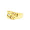 Bague 56 Bague chevalière, or jaune, diamants. 58 Facettes 35628