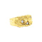 Bague 56 Bague chevalière, or jaune, diamants. 58 Facettes 35628