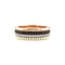 Bague 53 Bague Boucheron,"Quatre Classique Small", trois tons d'or, PVD marron et diamants. 58 Facettes 35621