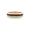 Bague 53 Bague Boucheron,"Quatre Classique Small", trois tons d'or, PVD marron et diamants. 58 Facettes 35621