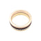 Bague 53 Bague Boucheron,"Quatre Classique Small", trois tons d'or, PVD marron et diamants. 58 Facettes 35621