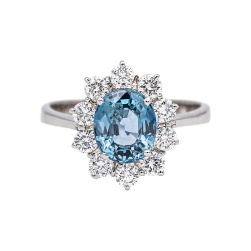 Bague 56 Bague  Pompadour Or blanc Saphir, Diamant 58 Facettes 5335505RV