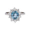 Bague 56 Bague  Pompadour Or blanc Saphir, Diamant 58 Facettes 5335505RV